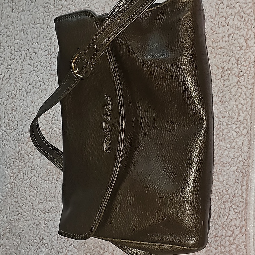 Enrico Coveri Olive green handbag